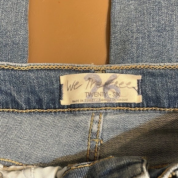 Free people womens we the free ocean blue jeans new with tag size 26 pant - Picture 2 of 8